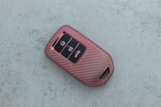 Чохол Honda рожевий карбон поліуретан