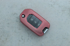 Чохол Honda рожевий карбон поліуретан