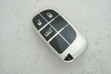 Чехол Jeep|Dodge|Chrysler сріблий карбон поліуретан