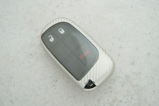 Чехол Jeep Dodge Chrysler срібло карбон поліуретан