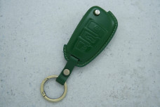 Чохол Audi зелений шкіра