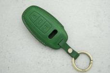 Чохол Audi зелений шкіра