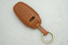 Чохол Audi коричнева шкіра