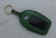 Корпус ключа BMW зелена шкіра