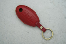 Чохол Nissan червоний шкіра