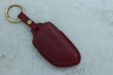 Чохол VW червоний шкіра