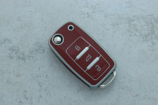 Чохол Skoda/VW коричневий