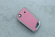 Чохол VW рожевий поліуретан