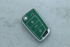 Чохол VW зелений поліуретан