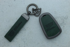 Чохол Cadillac зелений метал шкіра універсальний