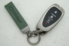 Чохол Chevrolet зелений метал шкіра універсальний