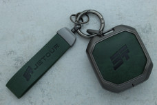 Чохол Chery/Jetour сірий зелений метал шкіра універсальний