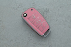 Чохол Audi рожевий