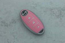 Чохол Nissan рожевий поліуретан