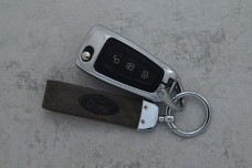 Чохол Ford сірий шкіра метал універсальний