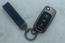 Чохол Skoda/VW сірий