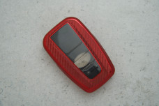 Чохол Toyota карбон червоний поліуретан