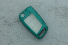 Чохол VW карбоновий зелений