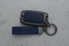 Чохол Land Rover сірий метал шкіра