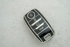 Чохол KIA чорно-срібний поліуретан