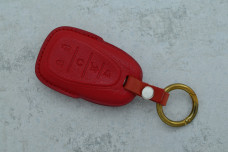 Чохол Chevrolet червоний шкіра