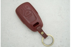 Чохол Audi червона шкіра