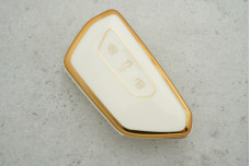 Чохол VW  / Skoda білий поліуретан