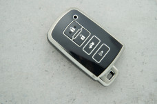 Чохол Toyota чорний срібло поліуретан