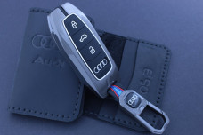 Чохол Audi метал + силікон
