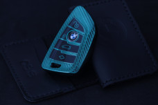 Чохол BMW carbon зелений