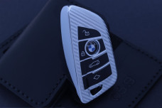 Чохол BMW carbon silver