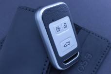 Чохол Chery срібло фактура шкіри