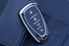 Чохол Chevrolet чорний з золотом