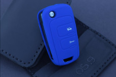 Чохол Chevrolet синій силікон