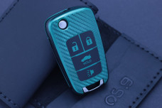 Чохол Chevrolet carbon зелений