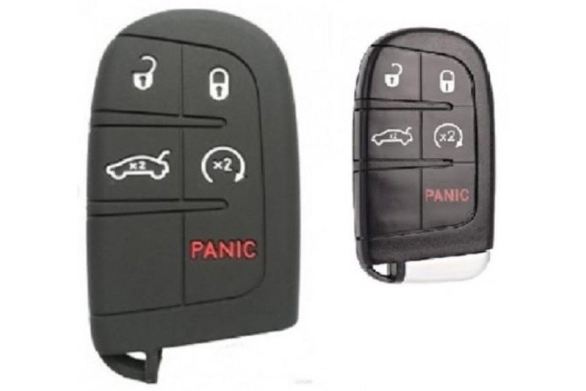 Чохол JEEP 4+1 Smart(Chrysler Dodge) силікон чорний №2