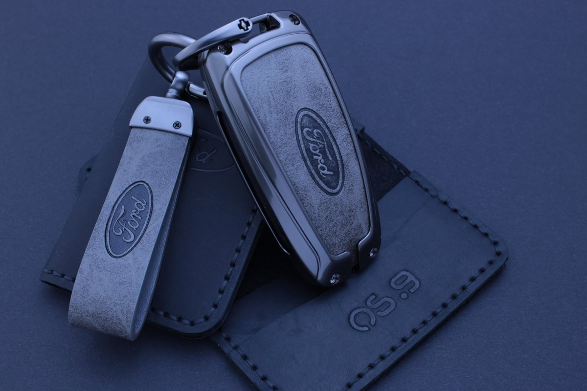Чохол Ford метал + шкіра
