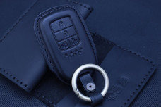 Чохол Honda чорний шкіра