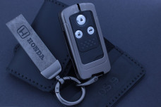 Чохол Honda метал + шкіра