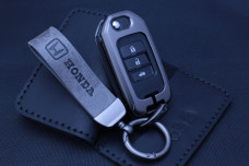 Чохол Honda метал + шкіра