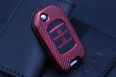 Чохол Honda carbon червоний