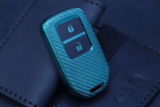 Чохол Honda carbon зелений