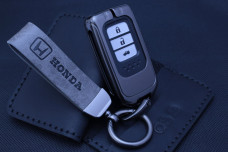 Чохол Honda метал + шкіра