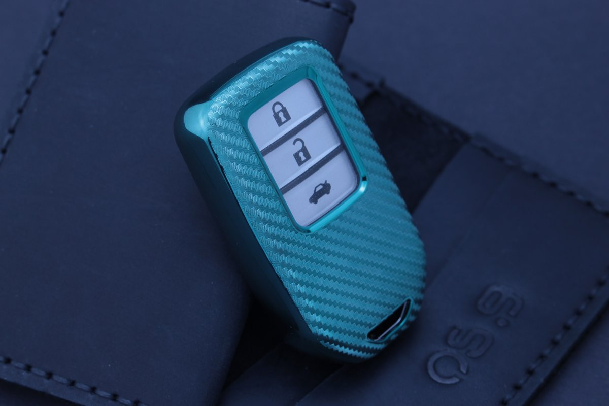 Чохол Honda carbon зелений універсальний