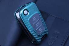 Чохол Hyundai/Kia carbon зелений