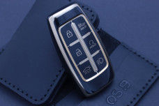 Чохол Hyundai чорний з золотом