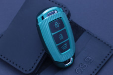 Чохол Hyundai carbon зелений