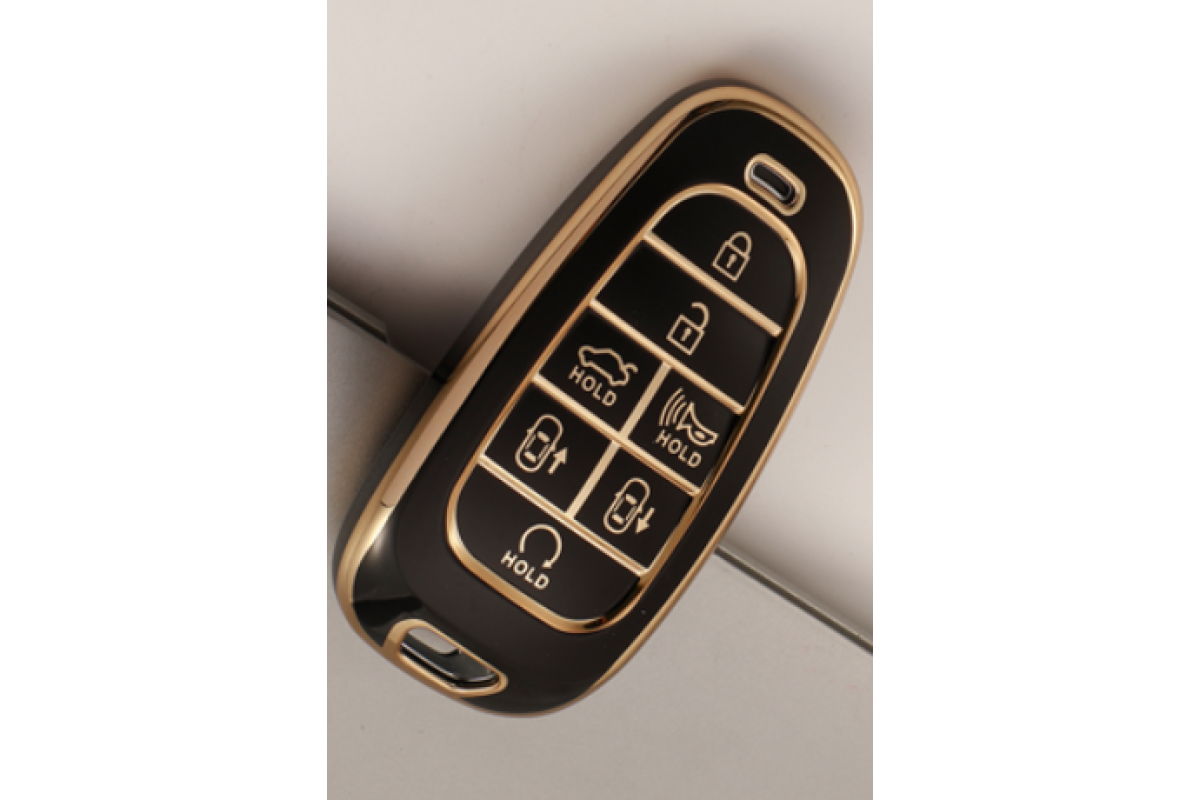 Чохол Hyundai Smart чорний з золотом