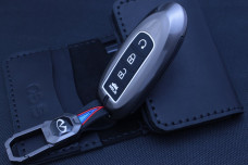 Чохол Infiniti Smart 4 ПТ black мет+силікон №3