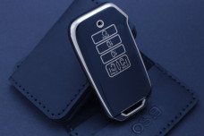 Чохол KIA чорний  з золотом